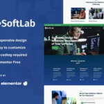 Mua SoftLab - Technology & Software SaaS Elementor Pro Template Kit giá rẻ