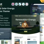 Mua Solak - Ecology & Solar Energy WordPress Theme giá rẻ