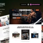 Mua StriveCore - Fitness & Gym Elementor Template Kit giá rẻ