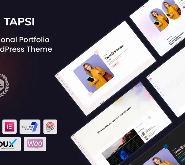 Mua Tapsi – Personal Portfolio WordPress Theme giá rẻ