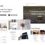 Mua Tawaf - Hajj & Umrah Tour Agency Elementor Template Kit giá rẻ
