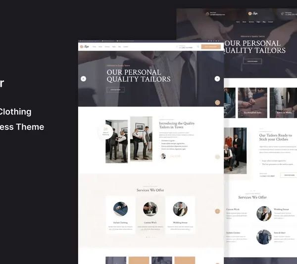 Mua Tayler - Tailor & Clothing WordPress Theme giá rẻ