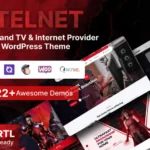 Mua Telnet - Broadband TV & Internet Provider Theme giá rẻ