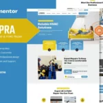 Mua Tempra - Air Conditioner & HVAC Repair Elementor Template Kit giá rẻ