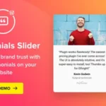 Mua Testimonials Slider - WordPress Testimonials Plugin giá rẻ
