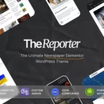 Mua The Reporter - Newspaper Editorial WordPress Theme giá rẻ