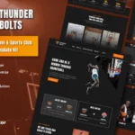 Mua Thunderbolts - Basketball Team & Sports Club Elementor Template Kit giá rẻ
