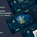 Mua Trueman - Personal Portfolio WordPress Theme giá rẻ