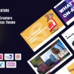 Mua UpCreators - Digital Creators WordPress Theme giá rẻ