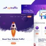 Mua Uptraffic - Digital Marketing Agency Elementor Pro Template Kit giá rẻ