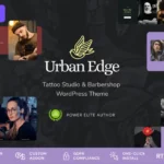 Mua Urban Edge - Barbershop & Tattoo Studio Theme giá rẻ