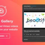 Mua Vimeo Gallery - WordPress Vimeo plugin giá rẻ