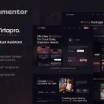 Mua Virtapro - Modern Virtual Assistant Elementor Template Kit giá rẻ