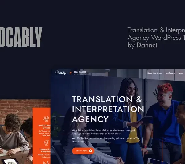 Mua Vocably - Translation, Interpretation Agency Theme giá rẻ
