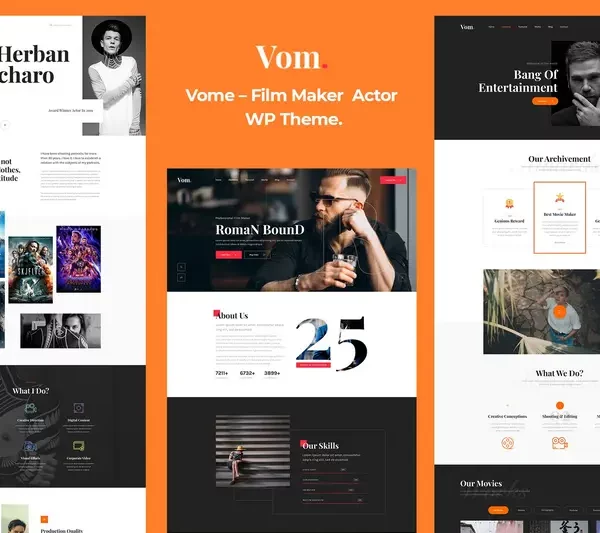 Mua Vome - Film Studio Movie Producti WordPress Theme giá rẻ