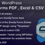 Mua WordPress Gravity Forms PDF, Excel, CSV & Google Sheet giá rẻ