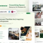 Mua Worknow - Coworking Space Elementor Pro Template Kit giá rẻ