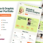 Mua Zorox - Website & Graphic Designer Portfolio Elementor Pro Template Kit giá rẻ