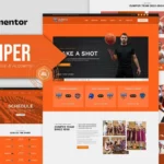 Mua Zumper - Basketball Club & Academy Elementor Template Kit giá rẻ